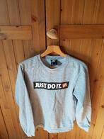 Grijze sweater van Nike, Just do it, maat S, Nike, Ophalen of Verzenden, Zo goed als nieuw, Maat 36 (S)