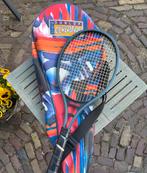 Kleurige tas met racket, Sport en Fitness, Tennis, Ophalen, Gebruikt, Racket