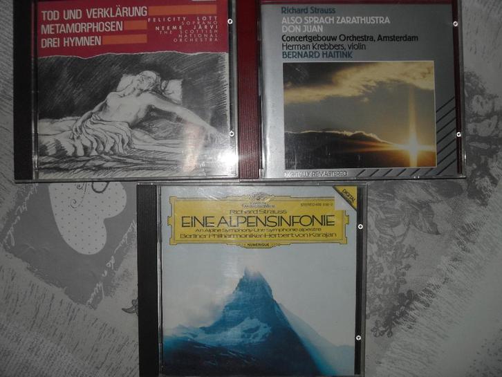 3 CD'S RICHARD STRAUSS., Cd's en Dvd's, Cd's | Klassiek, Zo goed als nieuw, Orkest of Ballet, Romantiek, Ophalen of Verzenden