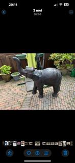 Ledere olifant 75x90., Huis en Inrichting, Ophalen of Verzenden