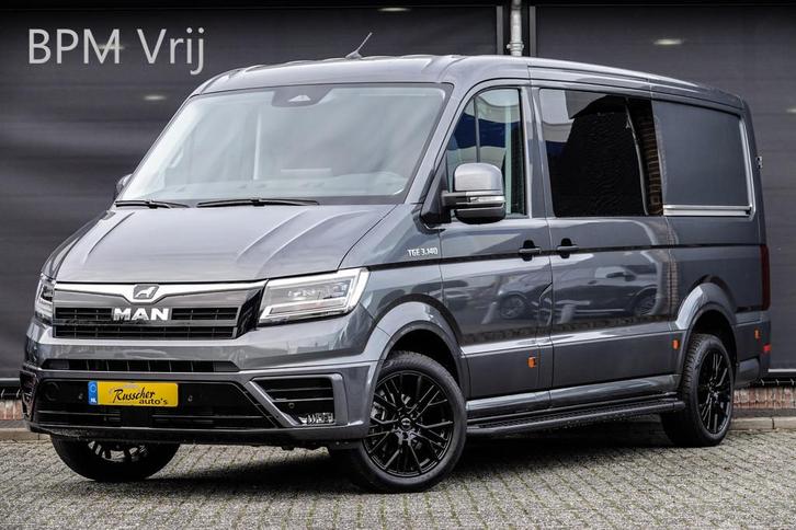 MAN TGE 35 | 140Pk Aut. 3.140 | Dubbel Cabine | L3H2 | 12.9', Auto's, Bestelauto's, Bedrijf, Te koop, ABS, Achteruitrijcamera