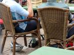 11 stuks Kunststof Rotan Terrasstoelen - Horeca - Stevig, Ophalen of Verzenden, Zo goed als nieuw, Kunststof