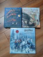 Harry Potter 3&4 illustrated editions & Christmas pop-up, Boeken, Ophalen, Zo goed als nieuw, J.K. Rowling