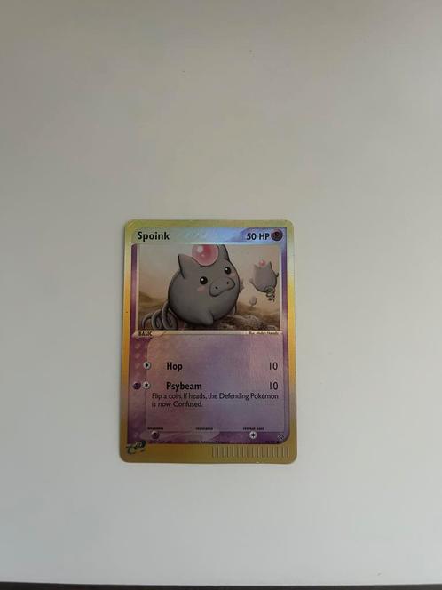 Spoink Reverse holo 74/97 pokemon kaarten, Hobby en Vrije tijd, Verzamelkaartspellen | Pokémon, Zo goed als nieuw, Losse kaart
