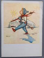 Skiën , geïllustreerd door Prof Arnulf Erich Stegmann, Ophalen of Verzenden, Ongelopen