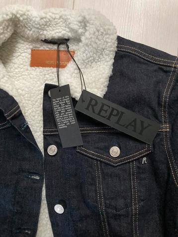 Replay gevoerd teddy spijkerjack M nieuw met kaartje (€199) beschikbaar voor biedingen