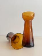 Divers glas; bollenvaas - presse papier - karaf e.a., Ophalen