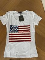 USA t-shirt M wit - nieuw - mooi - Amerika shirt ook in L, Maat 38/40 (M), Wit, Nieuw, Ophalen of Verzenden