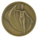 Penning VPK 1945 Willem Valk : Herkregen Vrijheid, Verzenden, Brons, Nederland