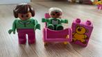 Duplo baby met mama roze wandelwagen, Kinderen en Baby's, Speelgoed | Duplo en Lego, Ophalen of Verzenden, Gebruikt, Duplo