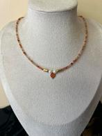 Akoya zoutwater parel carneool beschermt powerful, Nieuw, Oranje, Ophalen of Verzenden, Met edelsteen