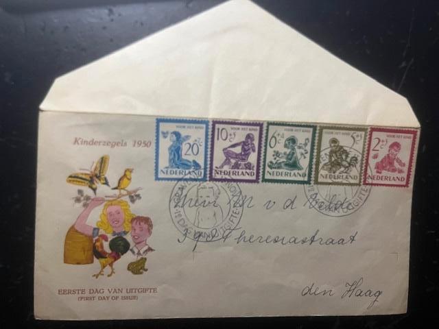 1e dag envelop E4, Postzegels en Munten, Postzegels | Eerstedagenveloppen, Beschreven, Nederland, Ophalen