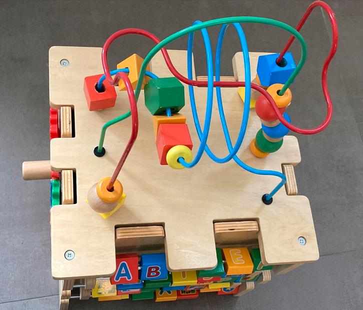 Activiteiten kubus (hout) Kid Kraft, Kinderen en Baby's, Speelgoed | Houten speelgoed, Zo goed als nieuw, Overige typen, Ophalen