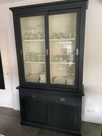 Grote zware buffetkast antraciet, Huis en Inrichting, Ophalen, Gebruikt, 25 tot 50 cm, 200 cm of meer