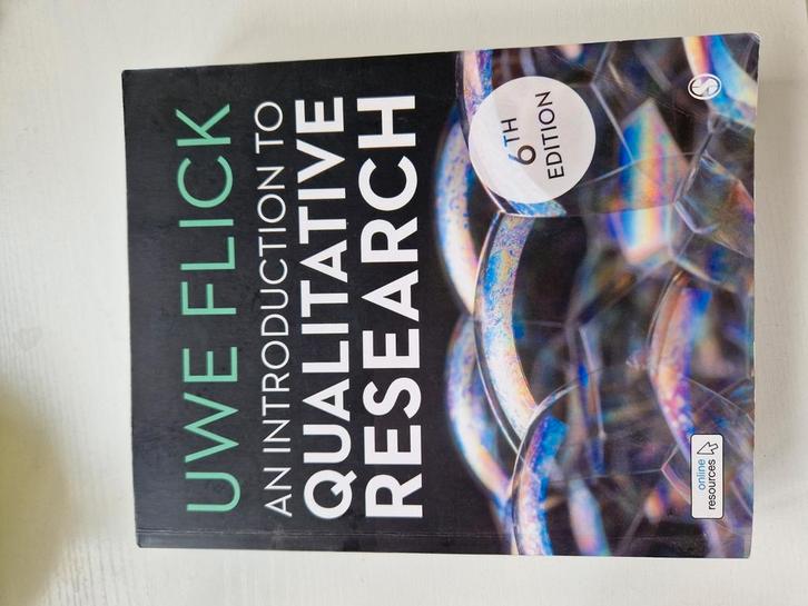 An introduction to qualitative research, 6th edition., Boeken, Studieboeken en Cursussen, Zo goed als nieuw, WO, Ophalen of Verzenden