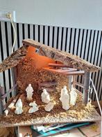 Kerststal met verlichting, Ophalen of Verzenden, Gebruikt