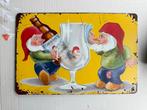 Chouffe Bier Kabouter Wandbord Metaal  30 bij 20, Ophalen of Verzenden