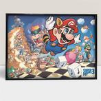SUPER MARIO BROS 3 nes Poster Print Affiche in lijst, Verzamelen, Posters, Ophalen of Verzenden, Nieuw, A1 t/m A3, Film en Tv