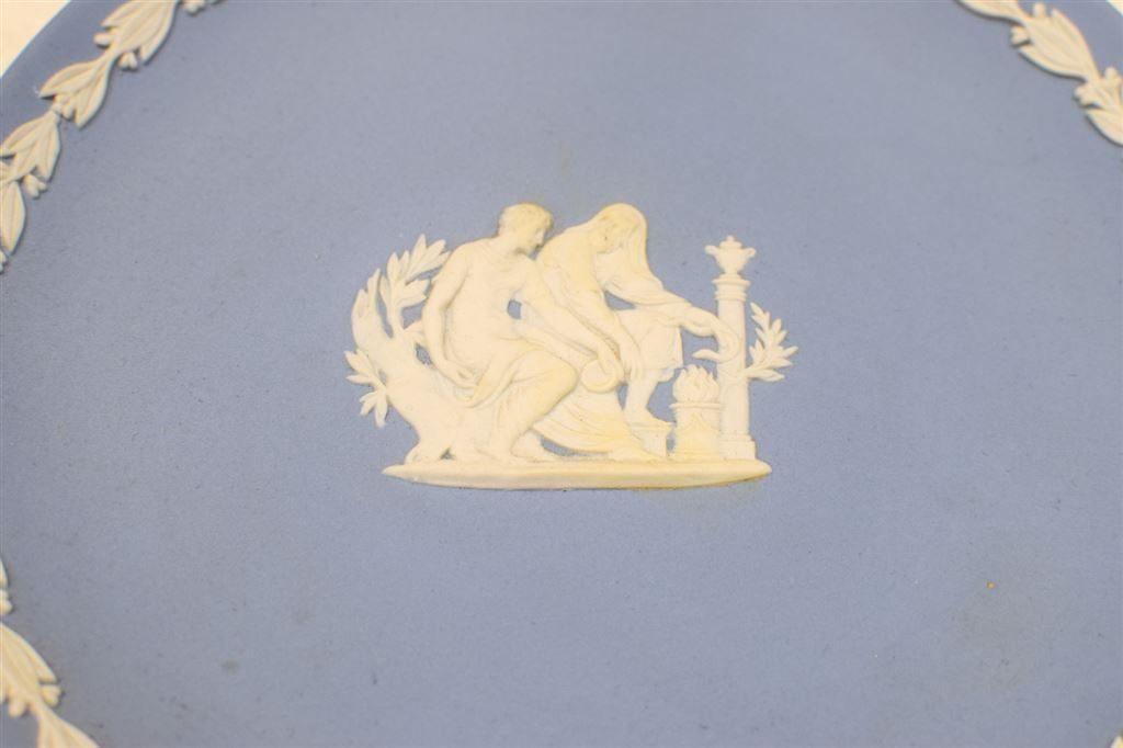 Blauw bordje 45356, Gebruikt, Ophalen of Verzenden, Bord(en), Wedgwood