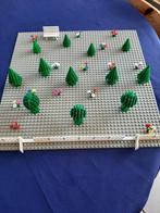 lego bomen/planten, hekjes, tuinpoortjes ,bankje ,grondplaat, Ophalen, Gebruikt, Lego