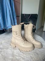 Beige Laarzen leer, Kleding | Dames, Schoenen, Hoge laarzen, Beige, Ophalen of Verzenden, Zo goed als nieuw