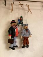 3 Marionetten Poppen.1968-70. Goochelaar, Bakker, Clowntje., Verzamelen, Poppen, Ophalen of Verzenden, Zo goed als nieuw, Pop