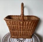 Rieten (Boodschappen) Mand met Hengsel, Gebruikt, Mand, Ophalen of Verzenden, Riet