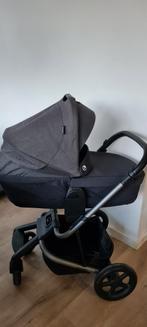 Easywalker Harvey kinderwagen + MaxiCosi adapters, Kinderen en Baby's, Kinderwagens en Combinaties, Gebruikt, Verstelbare duwstang