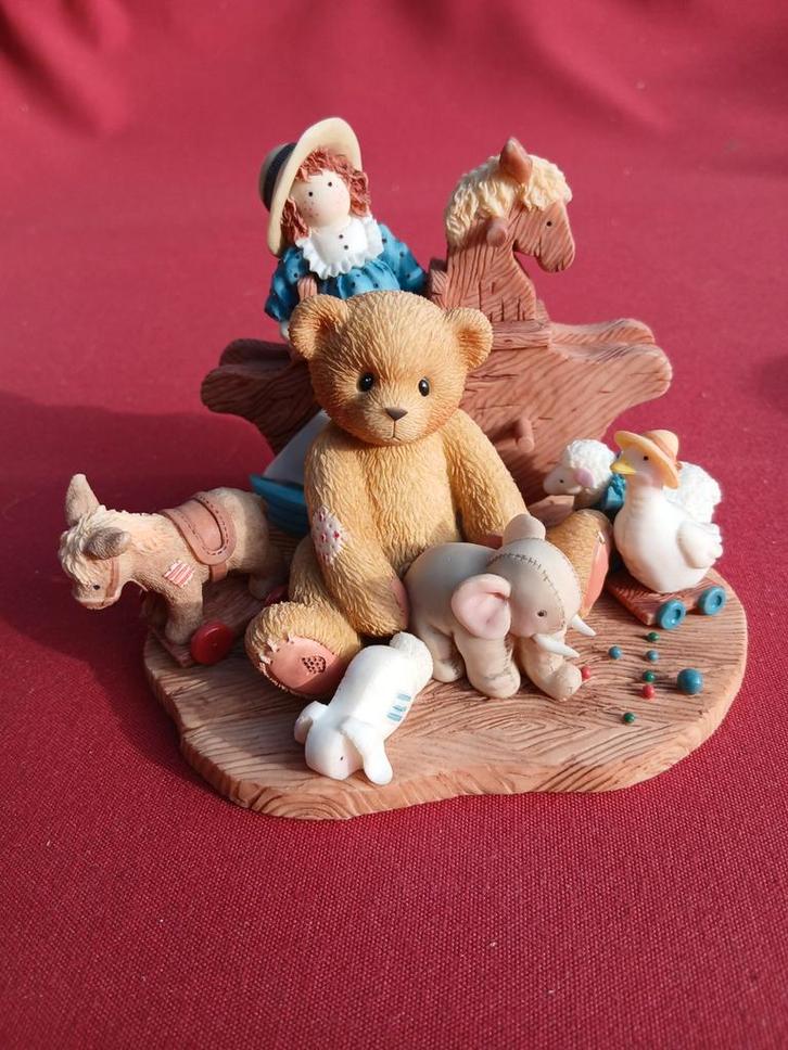 Cherished Teddies Benjamin nummer 368237, Verzamelen, Beren en Cherished Teddies, Zo goed als nieuw, Beeldje, Cherished Teddies