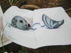 Borduurpatroon  Zeehond   nr 5947, Hobby en Vrije tijd, Verzenden, Nieuw, Handborduren, Patroon