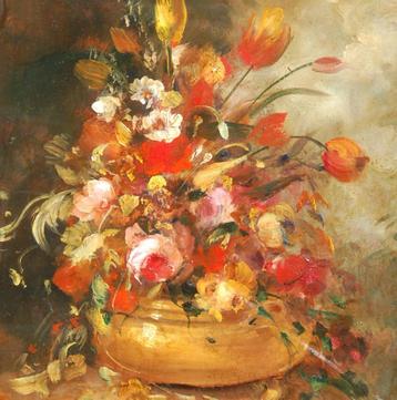 Schilderij van Gino Tassinari 1920 2001/ Livorno Vecchia. beschikbaar voor biedingen
