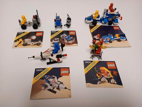 Lego space ruimte sets 6820, 6806, 6823, 6874 en 6809, Kinderen en Baby's, Speelgoed | Duplo en Lego, Zo goed als nieuw, Ophalen of Verzenden