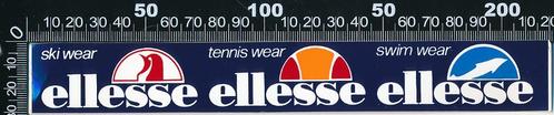 Sticker: Ellesse - Ski Wear - Tennis Wear - Swim Wear, Verzamelen, Stickers, Zo goed als nieuw, Sport, Verzenden