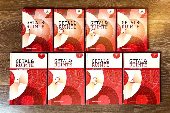 Getal & Ruimte VWO B Deel 1, 2, 3, 4 + Uitwerkingen. Ed 11, Boeken, Schoolboeken, Zo goed als nieuw, Wiskunde B, VWO, Ophalen of Verzenden