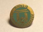 Emaille R. v/d L.O VAARDIGHEIDSDIPLOMA Broche. (Blauw/Goud)., Verzenden, Zo goed als nieuw, Overige onderwerpen, Speldje of Pin