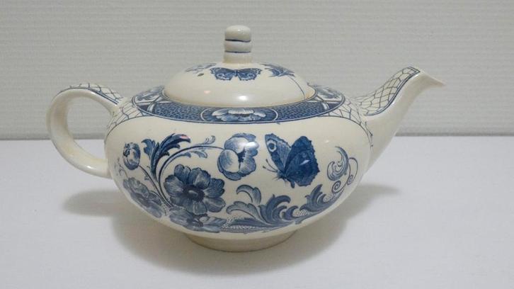 Butterflij - Societe Ceramique - theepot [1958-E], Antiek en Kunst, Antiek | Servies los, Ophalen