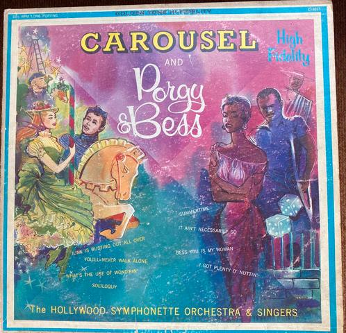 LP Hollywood Symphonette Orchestra Carousel And Porgy & Bess, Cd's en Dvd's, Vinyl | Overige Vinyl, Gebruikt, Ophalen of Verzenden