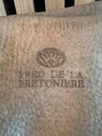 Fred La  Bretoniere lederen tas (bag) made in italy, Verzenden, Beige, Overige typen, Zo goed als nieuw