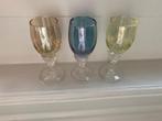 Murano borrelglaasjes vintage 3 stuks, Ophalen of Verzenden