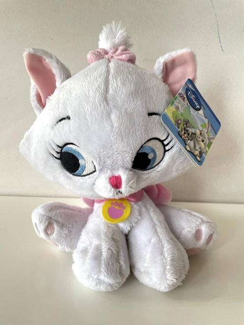 Knuffel poes Marie 25 cm / Aristokatten / Disney (nieuw), Verzamelen, Disney, Nieuw, Knuffel, Overige figuren, Ophalen of Verzenden