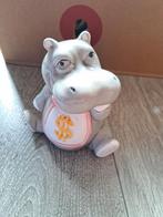 Nijlpaard spaarpot met slab, Ophalen of Verzenden, Steen, Aardewerk of Keramiek, Dier