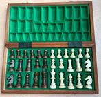 Fraai houten (reis) schaakspel, Sunrise Chess & Games, Een of twee spelers, Ophalen of Verzenden, Zo goed als nieuw, Sunrise Chess & Games