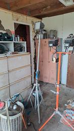 Bouwlamp op statief, Doe-het-zelf en Verbouw, Bouwverlichting, Ophalen, Gebruikt, Met statief, Lamp met armatuur