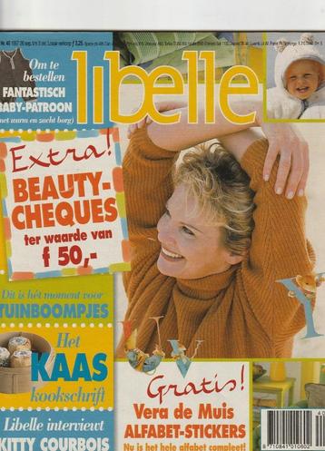 Vintage Libelle 1997 n.40 recepten met kaas & mode beschikbaar voor biedingen
