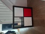 Zwarte Kallax 4 vakkenkast ikea, Huis en Inrichting, Ophalen, 25 tot 50 cm, Minder dan 150 cm, Minder dan 100 cm