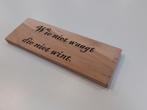 Spreuk plank, Verzenden, Nieuw