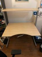Bureau - Hoogte Aanpasbaar - 120x90 cm, Huis en Inrichting, Bureaus, Ophalen, In hoogte verstelbaar, Gebruikt, Bureau
