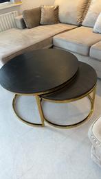 Salontafel black gold eric kuster style, Huis en Inrichting, Tafels | Salontafels, Ophalen of Verzenden, Rechthoekig, 50 tot 100 cm