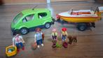 Playmobil familie auto en boot 4144, Ophalen of Verzenden, Zo goed als nieuw