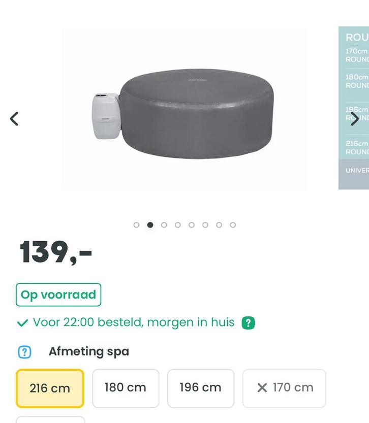 Jacuzzi Beschermhoes - Isolerend, Tuin en Terras, Bubbelbaden en Hottubs, Nieuw, Opblaasbaar, Afdekzeil, Ophalen of Verzenden